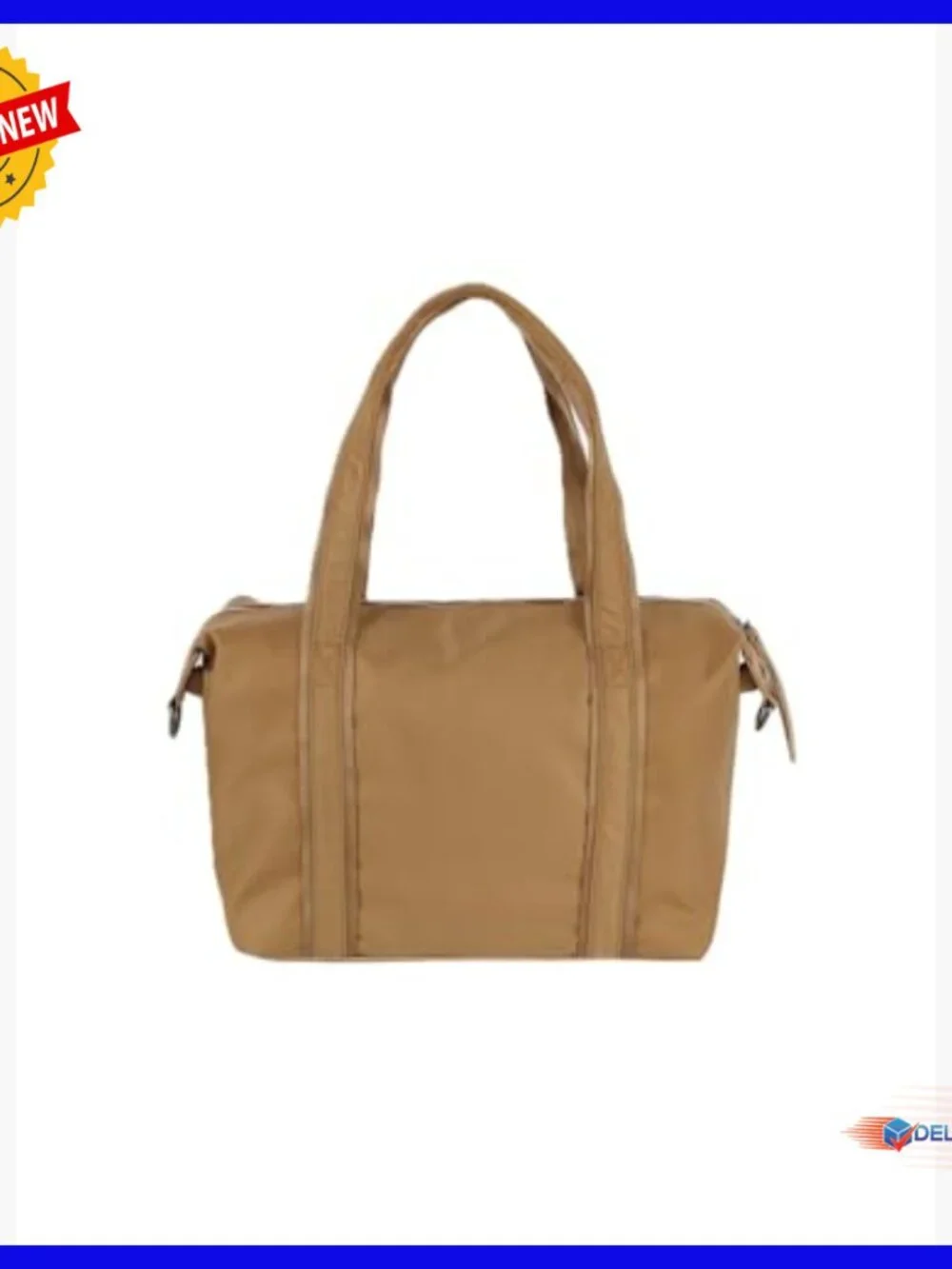 Large Hobo Shoulder Bag with Crossbody Strap, Microfiber Suede - Picture 4 of 6